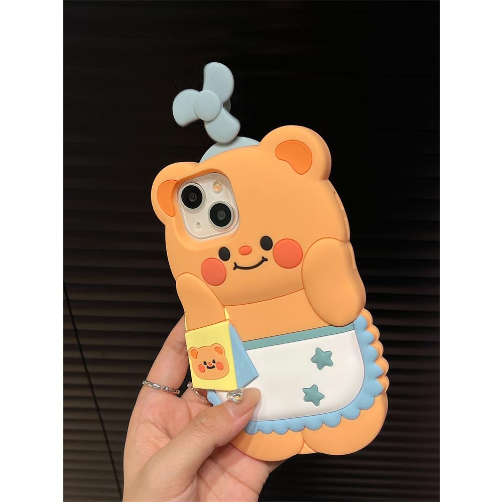 Amazon.co.jp: バターベア スマホケース butterbear 回転可能な青い